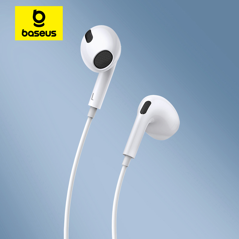 Type C Wired Earphones With Mic - Baseus C17 écouteur filaire type-c avec
