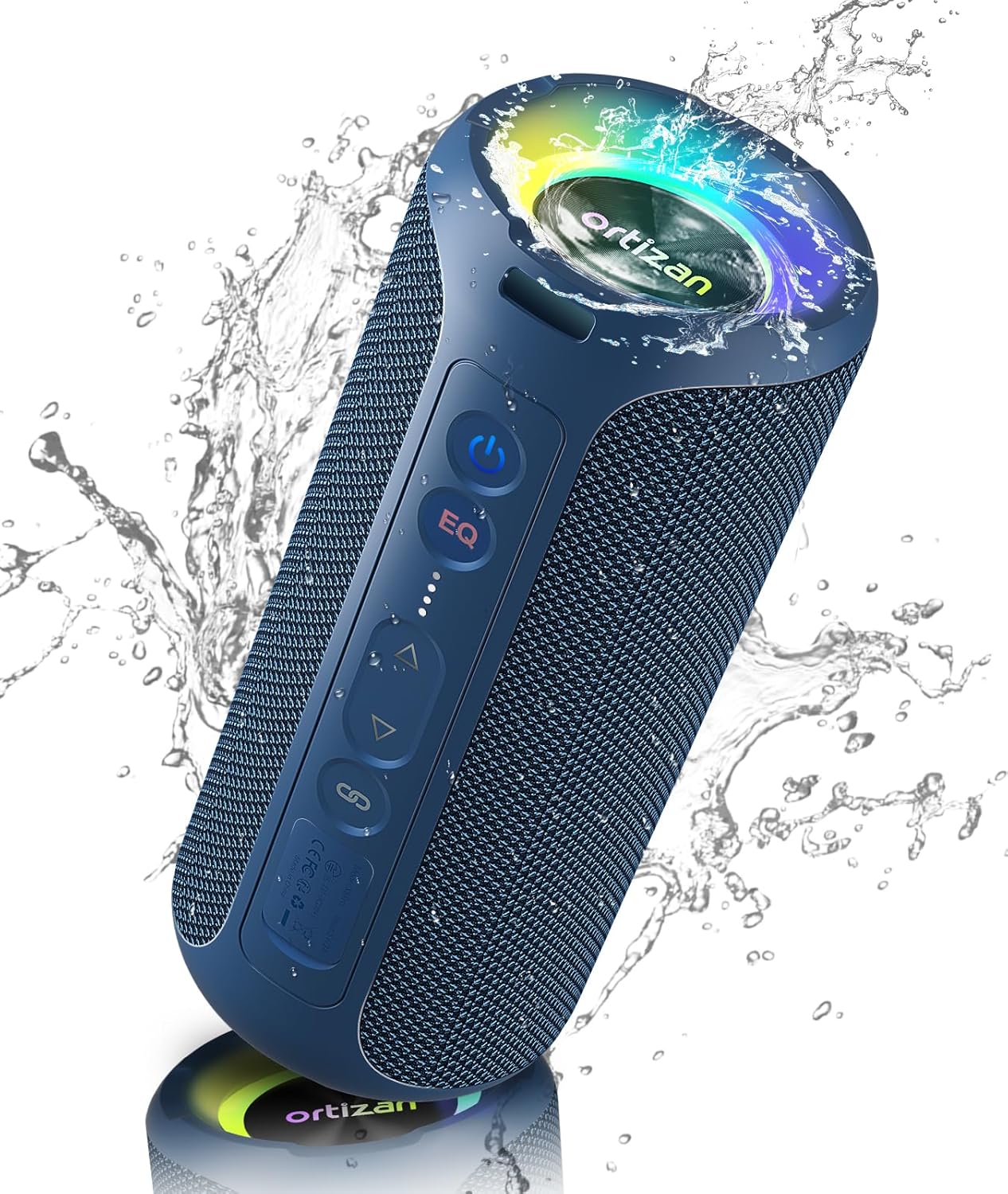 Portable Bluetooth Speaker Waterproof Ipx7 - Haut-parleur Bluetooth sans fil Ortizan avec