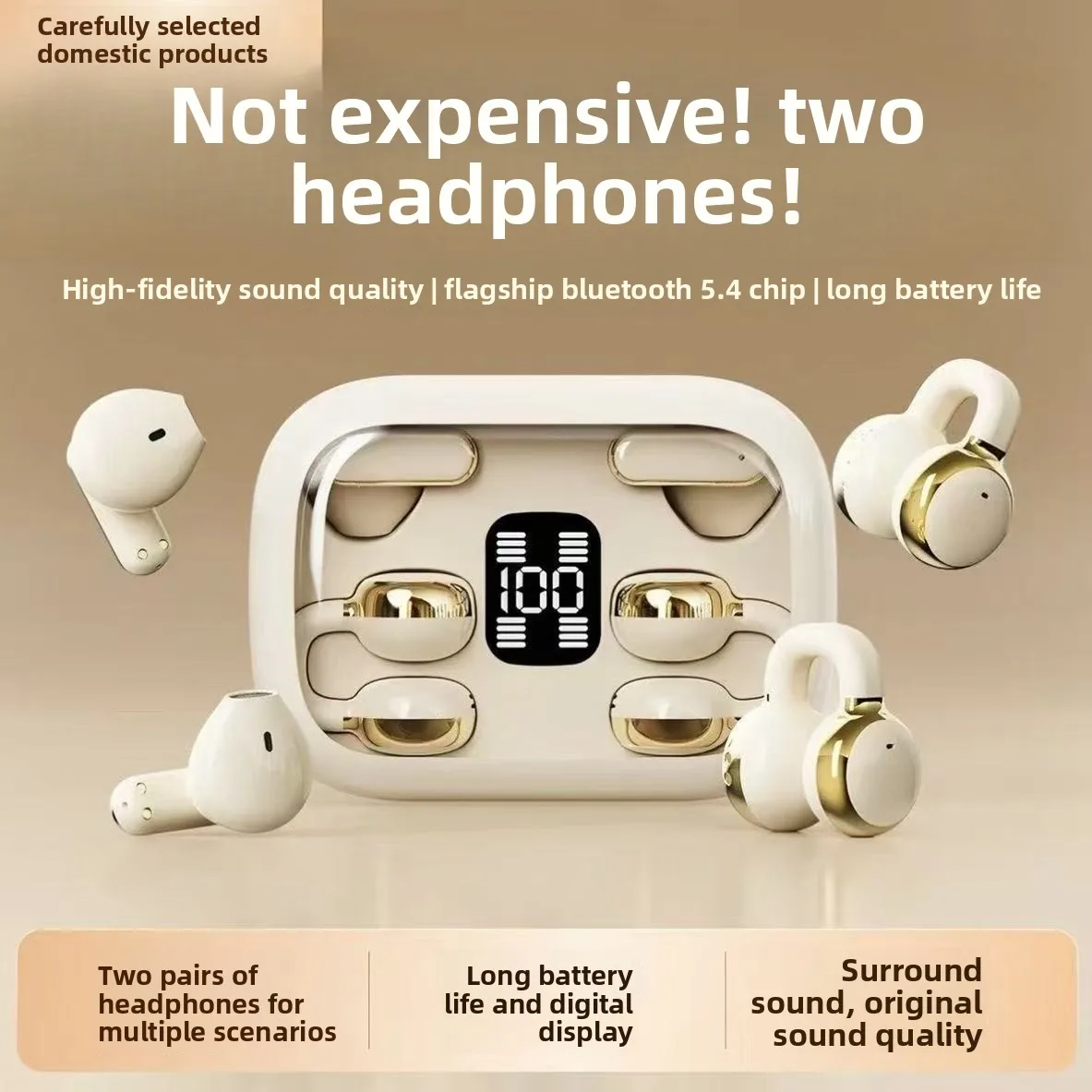 Sleep Mask Headphones Bluetooth - Écouteurs Bluetooth sans fil, double casque