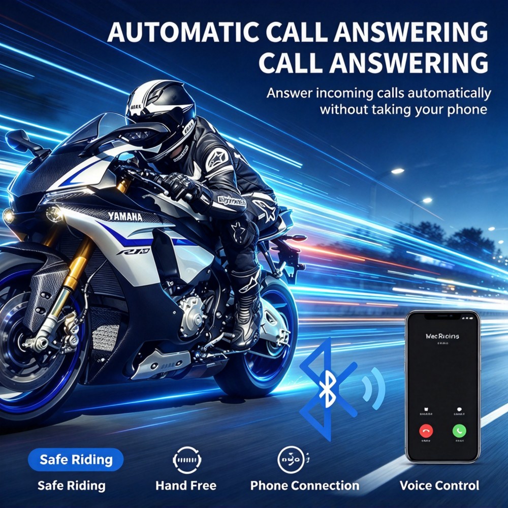Casque Bluetooth pour moto, ki - Speakers avis et prix