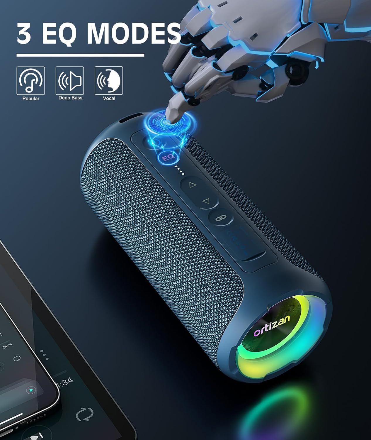 Haut-parleur Bluetooth sans fi - Portable Bluetooth Speaker Waterproof Ipx7 avis et prix