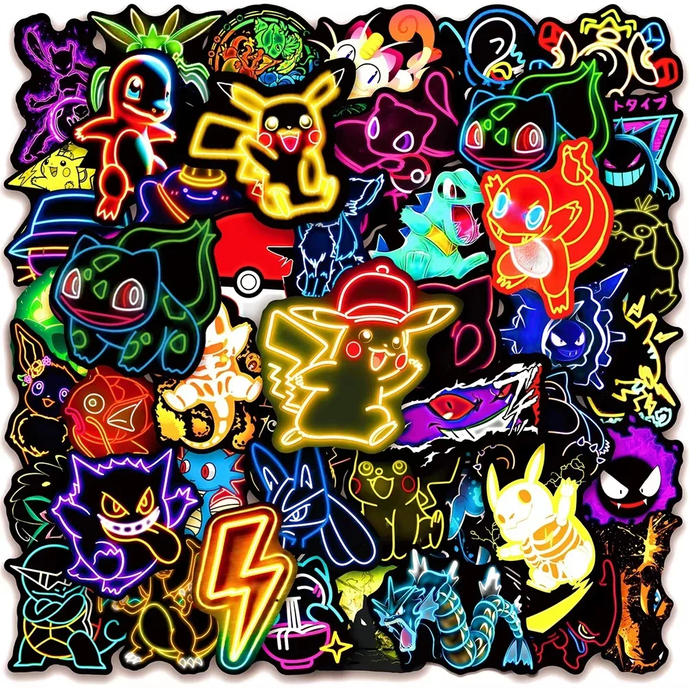 100 autocollants Pokémon néon, - Laptops avis et prix